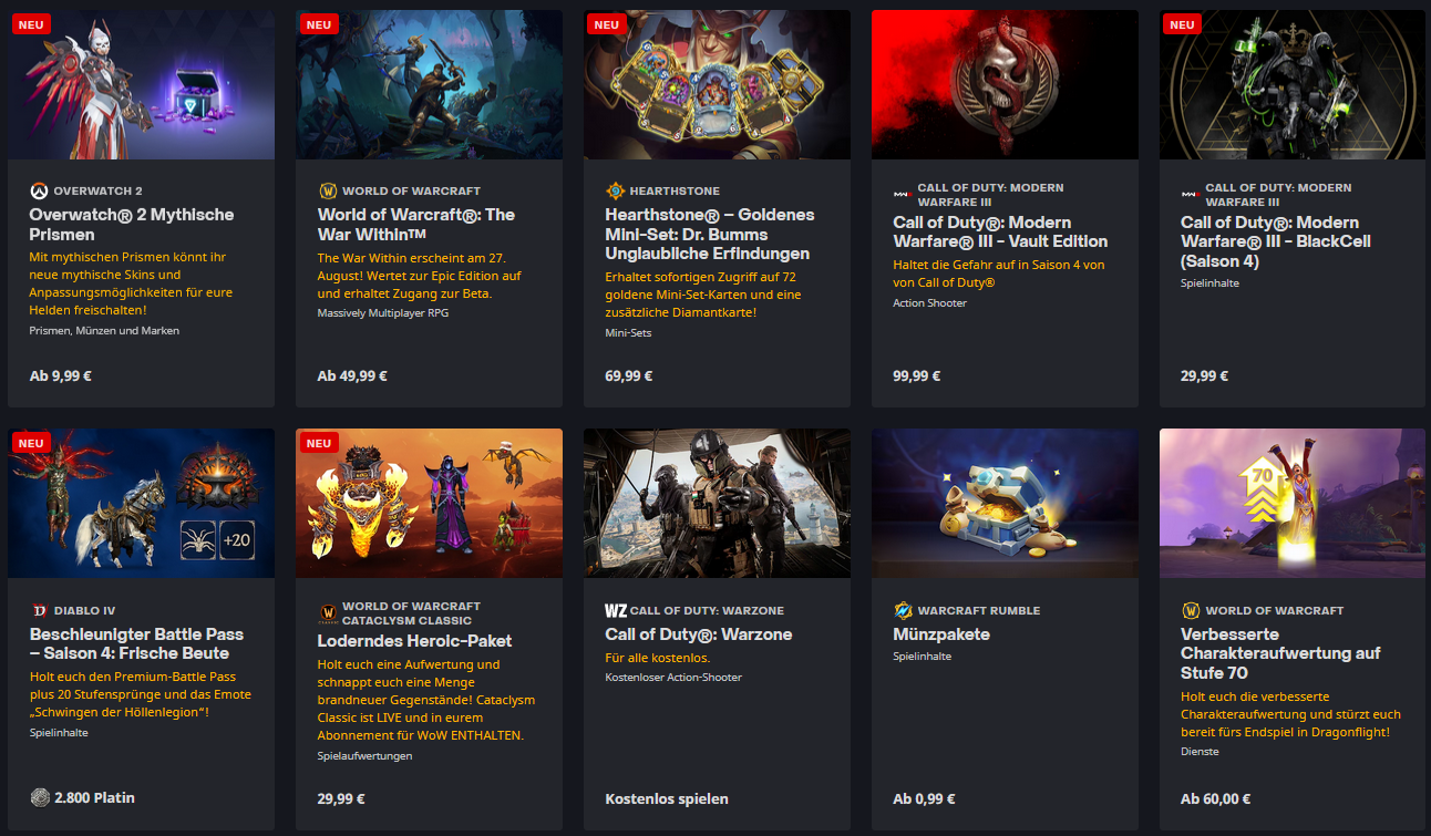 Battle.net-Guthaben kostenlos bekommen (Blizzard-Spiele)!