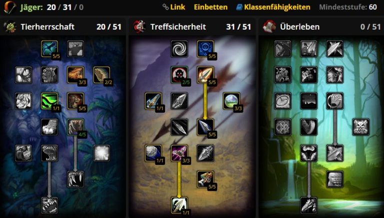 WoW Classic: Treffsicherheit-Jäger Level-Guide Skillung, Stats-Prio