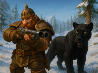 WoW Classic Zwerg Jäger mit einem Panther als Pet